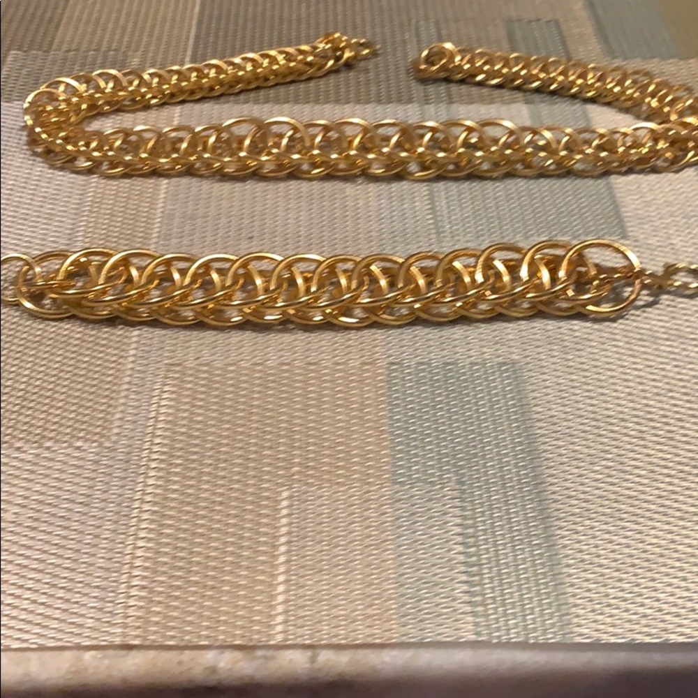 SET OF LOEWE MADRID CHOKER AND BRACELET